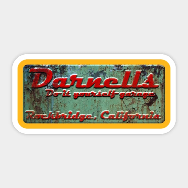 Darnells Garage - Christine Sticker by onekdesigns